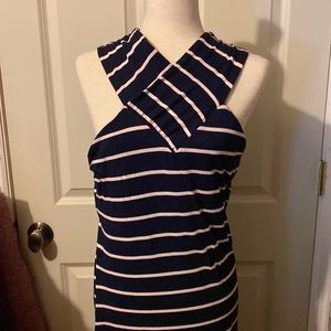 Ted Baker blue and white tank dress